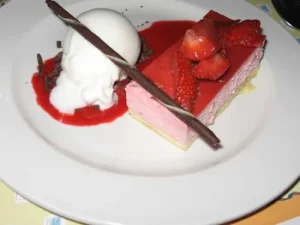 Bavarois fraise