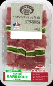 Brochette de dinde