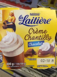 Crème chocolat fouettée