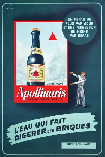 eau minerale appollinaris