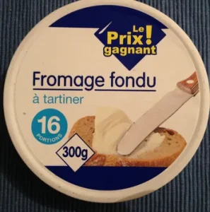 Fromage fondu à tartiner