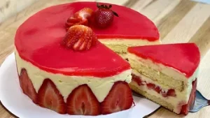 Gâteau à la fraise