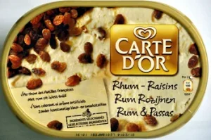 Glace rhum-raisin