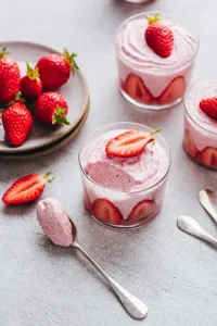 Mousse à la fraise