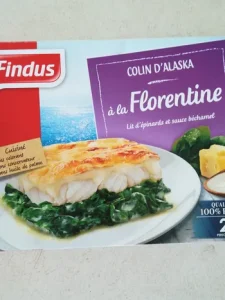 Poisson blanc à la florentine