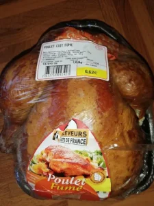 Poulet fumé