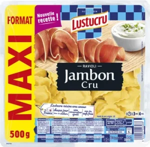 Ravioli jambon cru