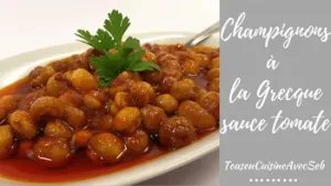 Sauce tomate aux champignons