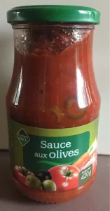 Sauce tomate aux olives