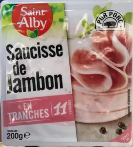 Saucisse de jambon