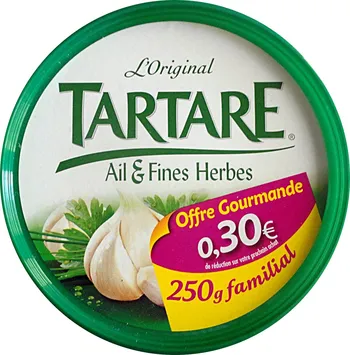 tartare ail et herbe