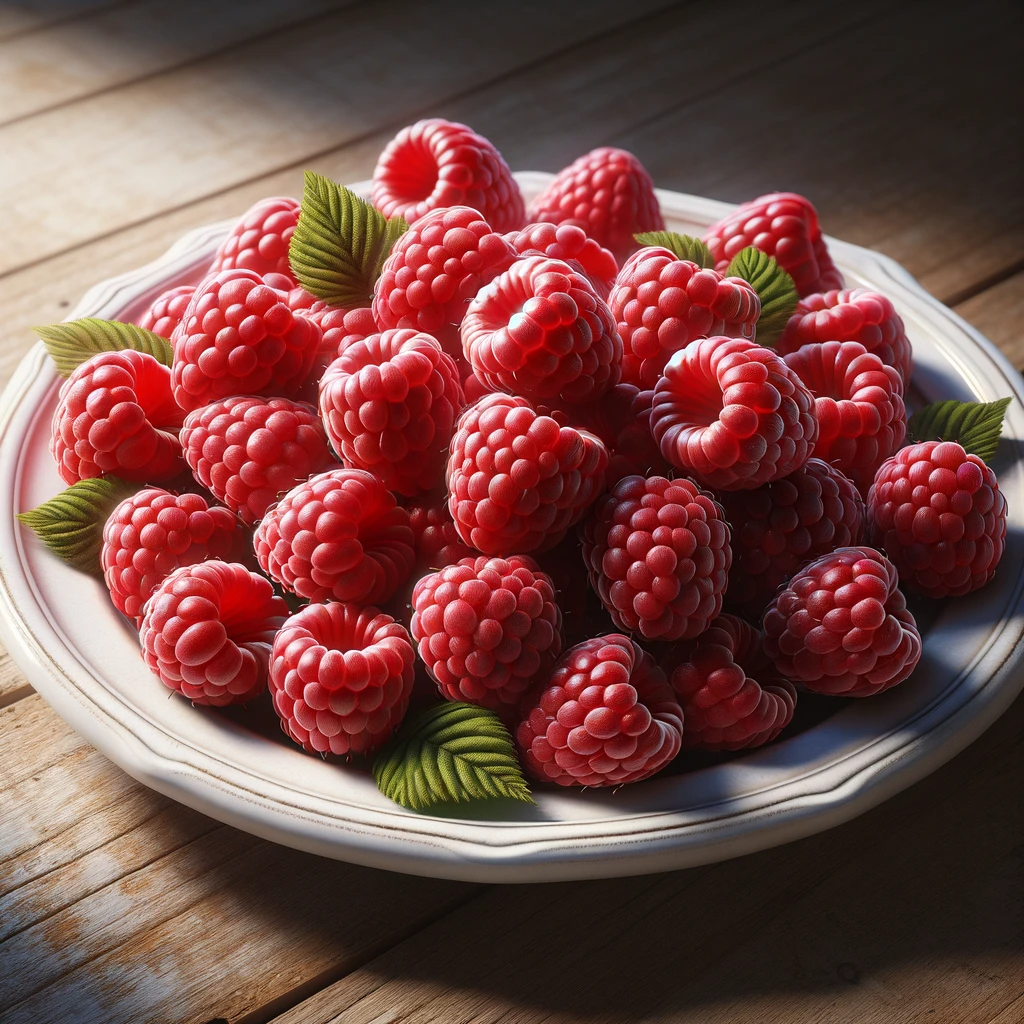 Assiette de Framboises