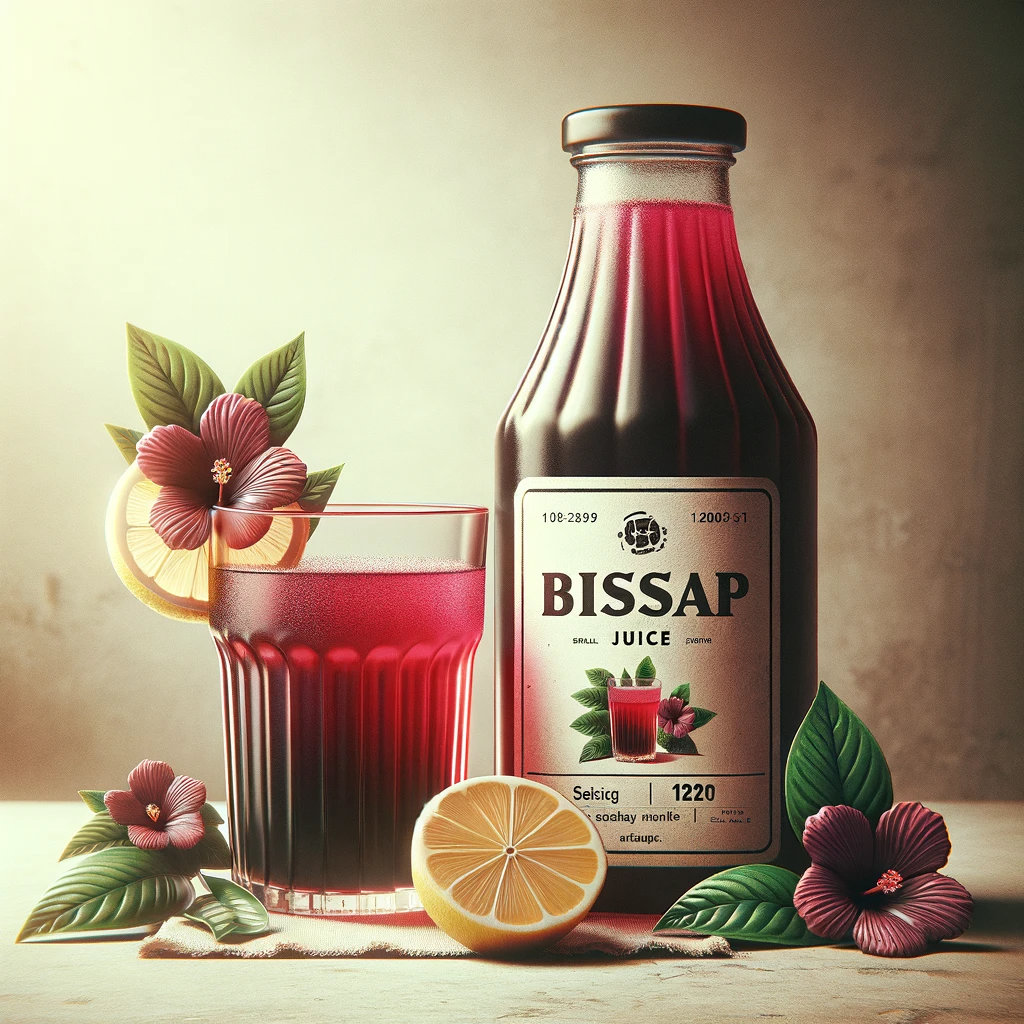 Jus de Bissap Bouteille verre